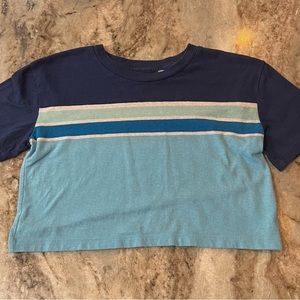 Super cute blue variation crop top. Size XS-S. ME to WE